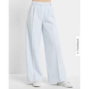 Express Super High Rise Wide Leg Pleated Dress Pants Women's Size 10R